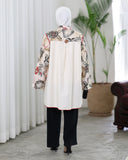 Printed Cotton Shirt – Beige