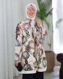 Printed Cotton Shirt – Beige