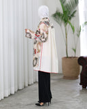 Printed Cotton Shirt – Beige