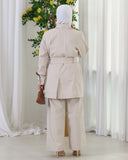 Belted Utility Parachute Set – Beige