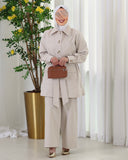 Belted Utility Parachute Set – Beige
